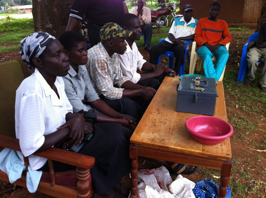 Community savings group in Kenya.