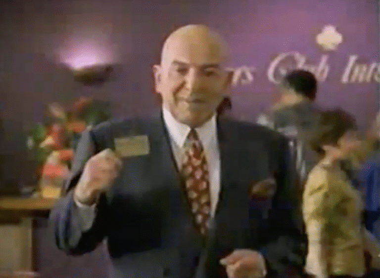 Telly Savalas, depicting here in a DRAMATIZATION of Decatur's financial management
